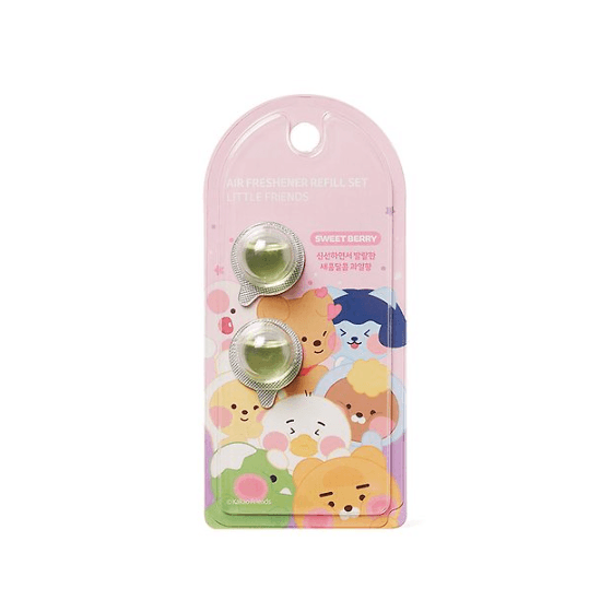 Kakao Friends 車用芳香剤 リフィル用 2p スウィートベリー 芳香剤 リフィル 交換用