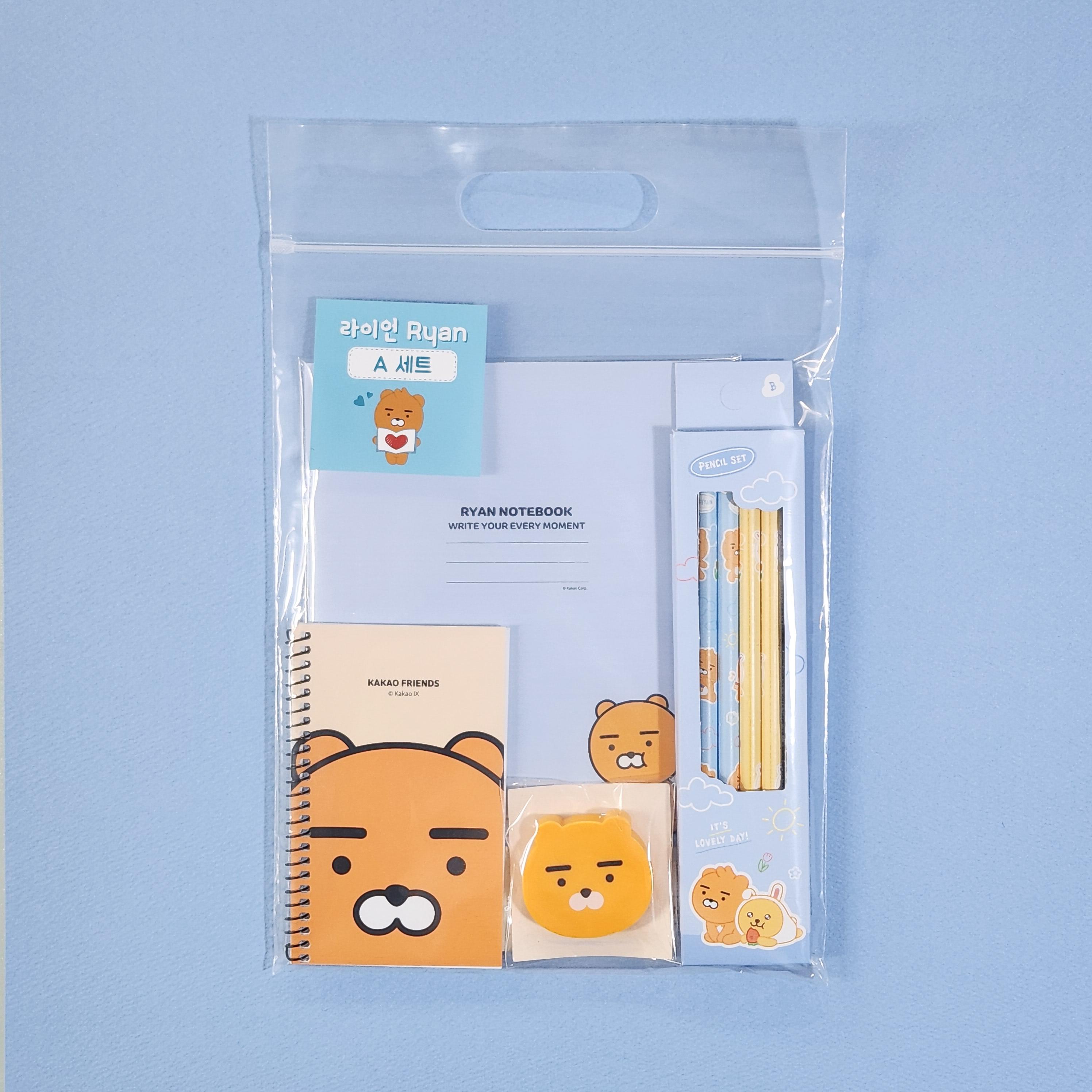Kakao Friends ライアンA 文具セット