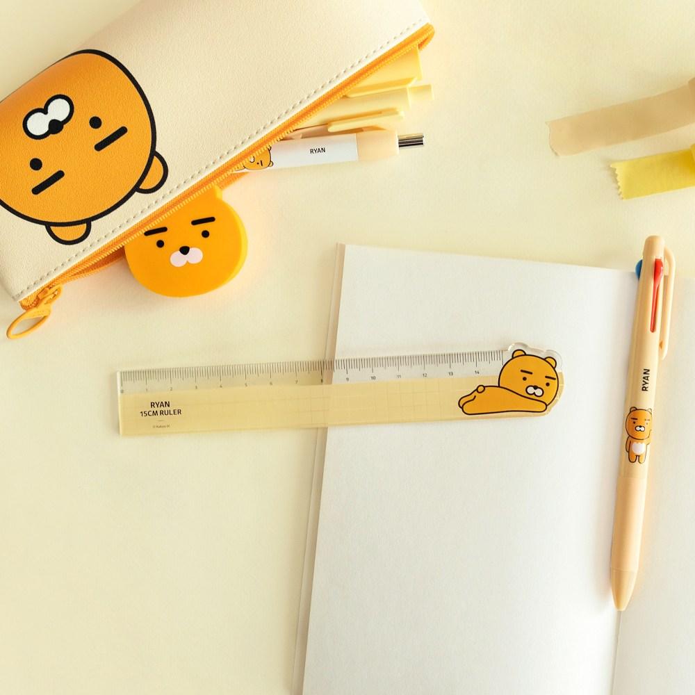 Kakao Friends 定規 ライアン 新学期準備物 必須筆記具