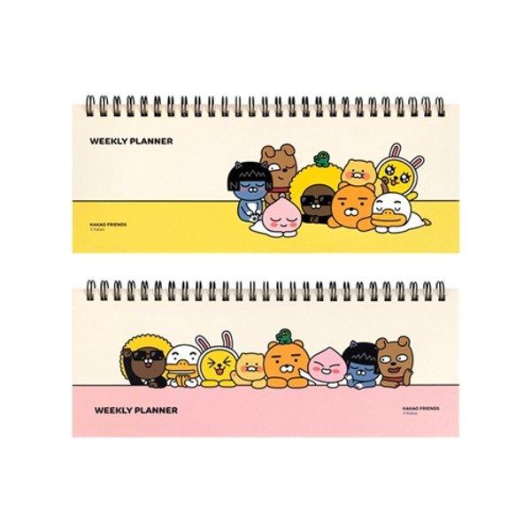 アイコンス カカオフレンズ ベーシック ウィークリープランナー スケジューラー 無限年型