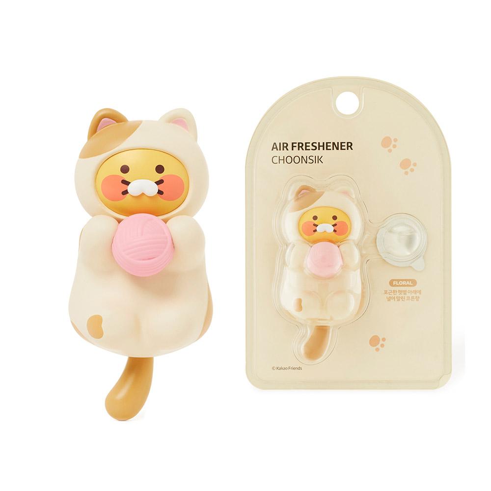 カカオフレンズ 車用芳香剤（通風孔タイプ） ニャンニャン猫 車用芳香剤 チュンシク