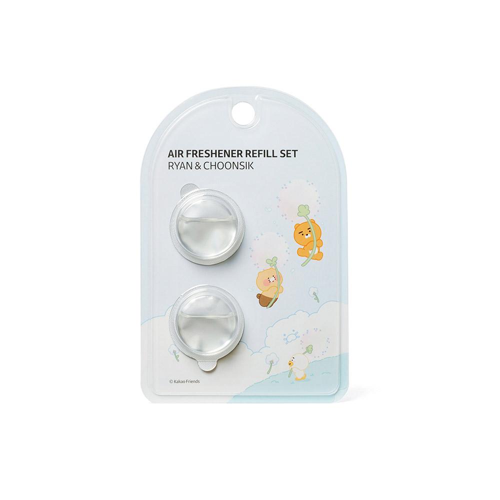 カカオフレンズ 車用 デスク用 モニター芳香剤 リフィル 3.5ml パウダリーグリーンフローラル (2個)