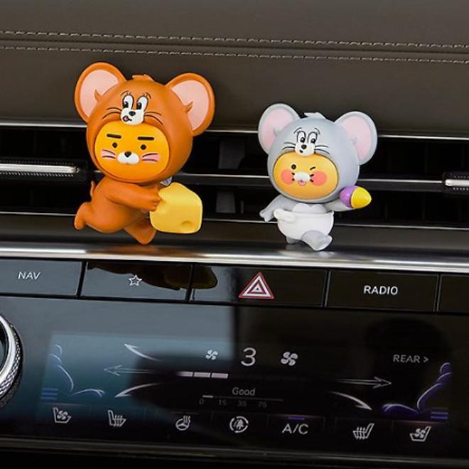 カカオフレンズ トムとジェリー チュンシク 車用芳香剤 フレッシュグリーン, 2g, 1個