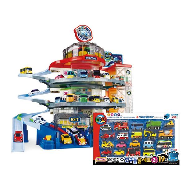 [セット] Tayo コントロールパーキングタワー+ミニカーフルセット 第2弾