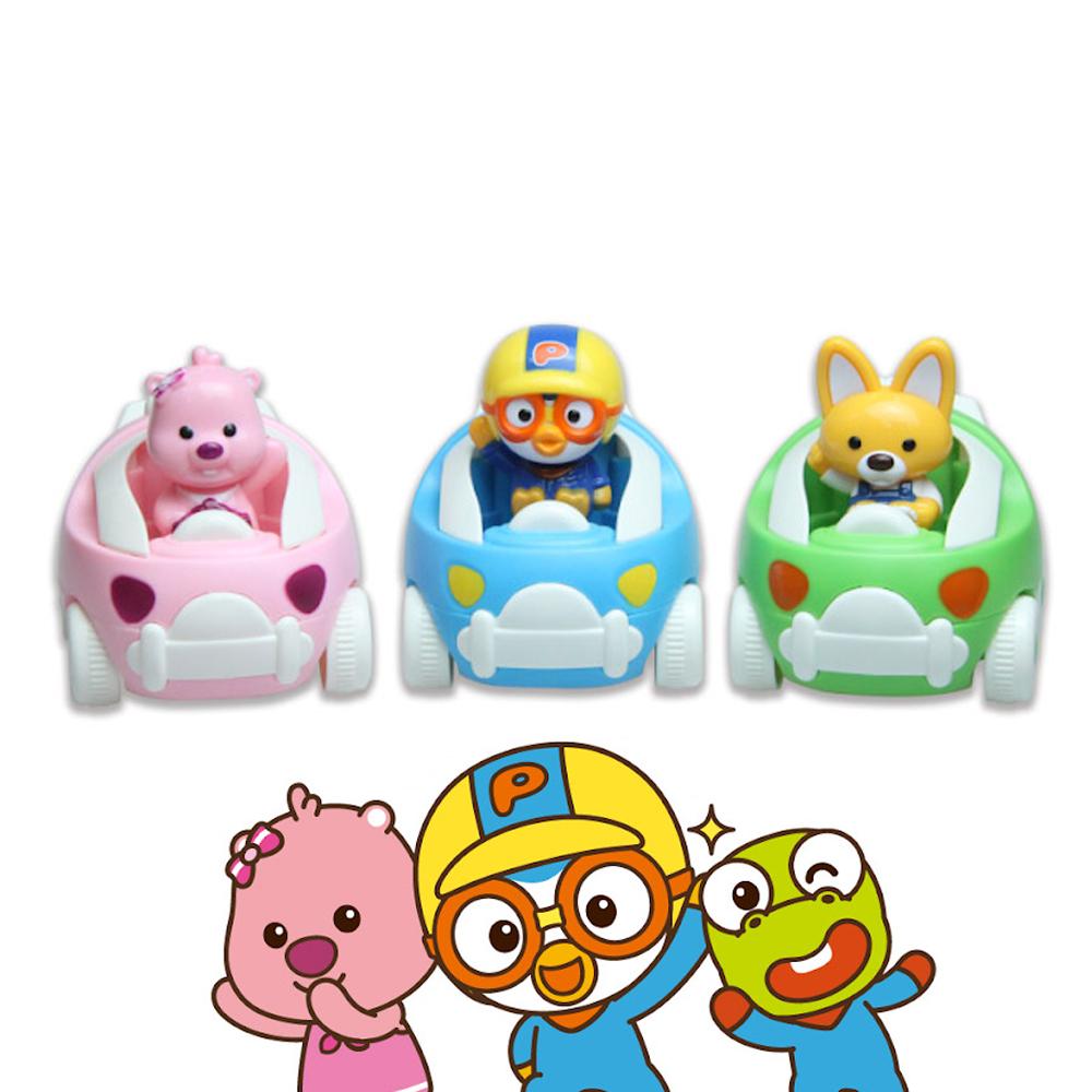 Pororo ミニカー レーシングカー バス 重機 幼児 赤ちゃん 自動車おもちゃ