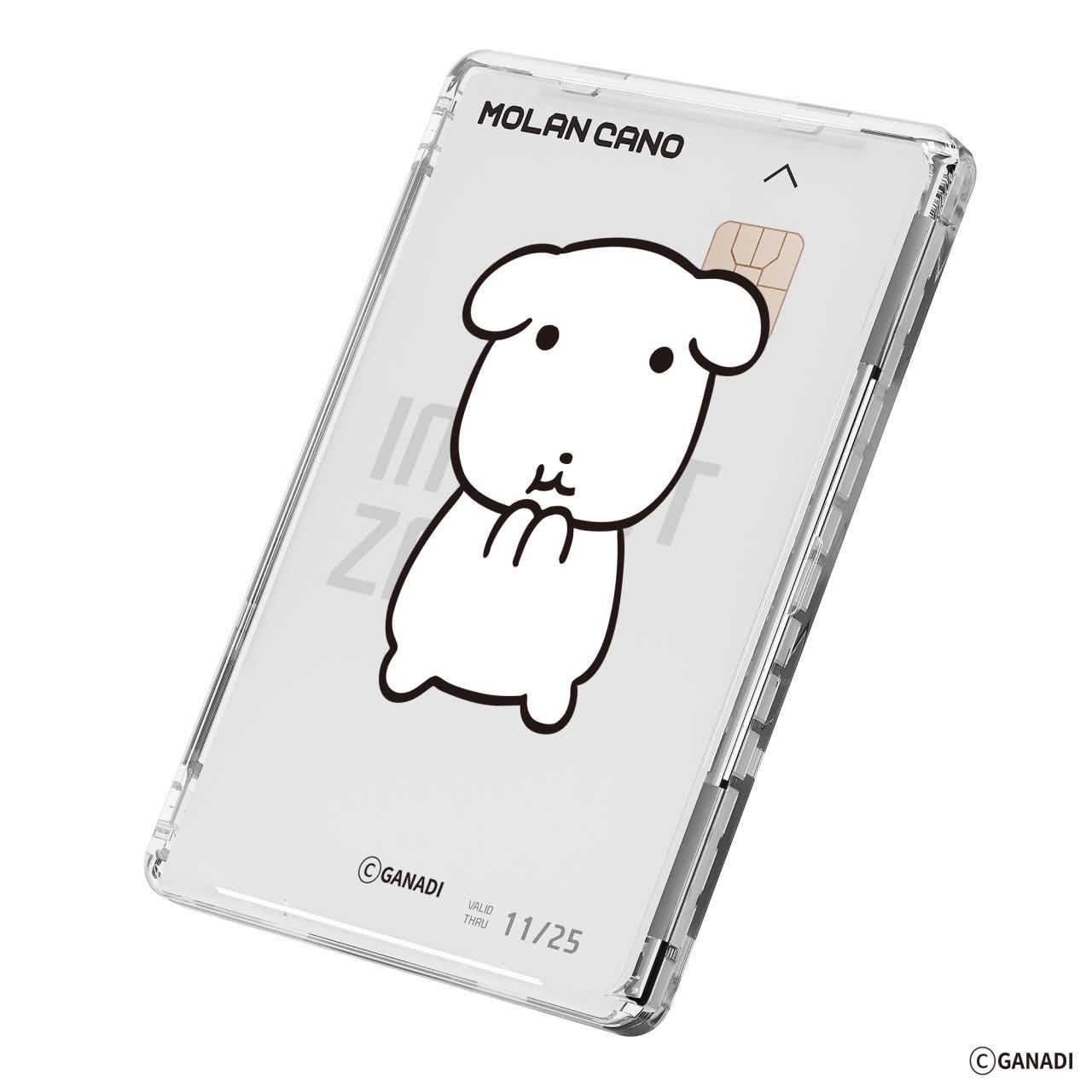 Ganady デザイン MagSafe 2倍磁力 透明 カードポケット ウォレット