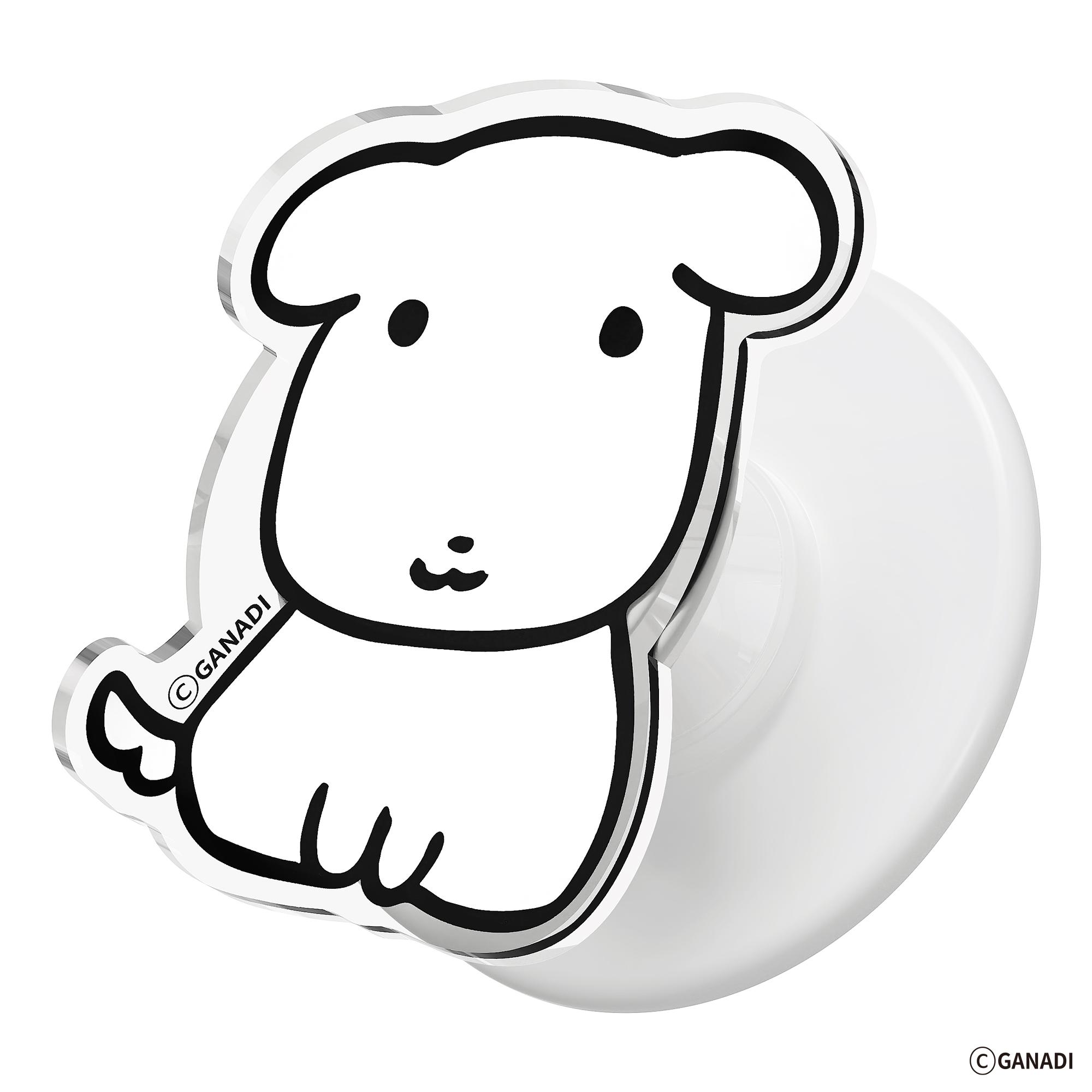 가나디 デザイン MagSafe 2倍磁力 アクリル スマートトック 갸우뚱