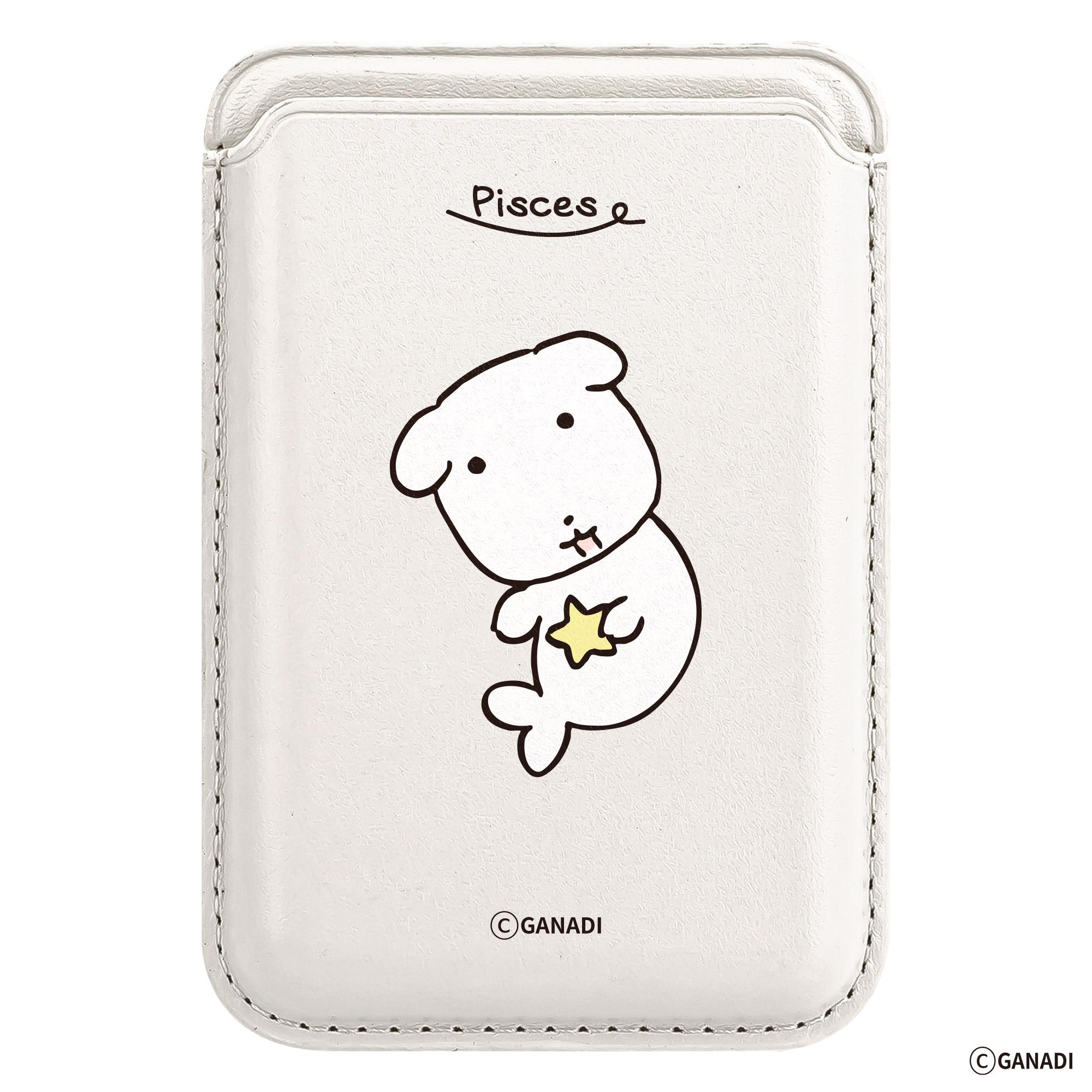 グラニディ 星座デザイン MagSafe 2倍磁力 カードポケットウォレット