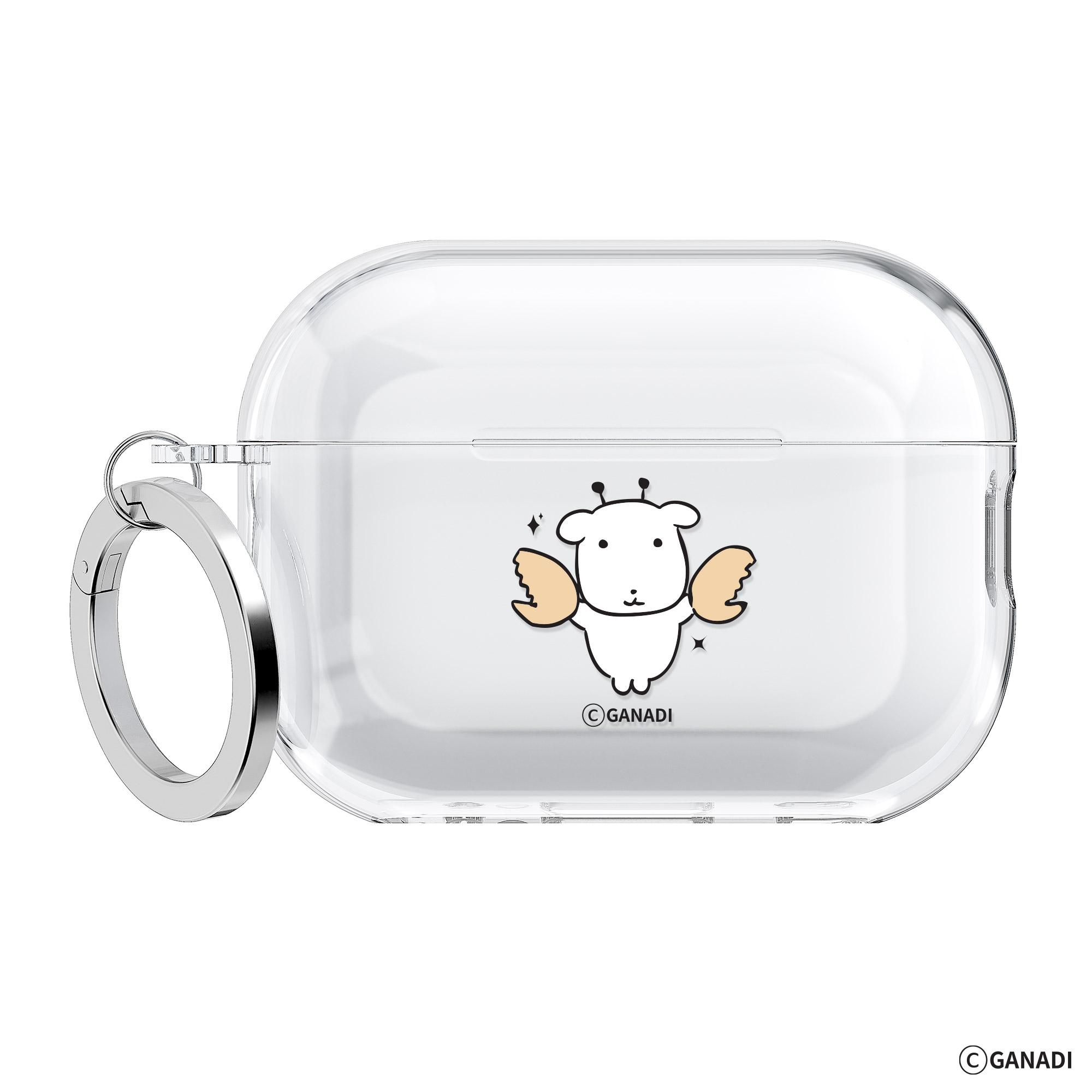 グラニディ 星座デザイン クリアエッジリング TWS AirPodsケース 蟹座