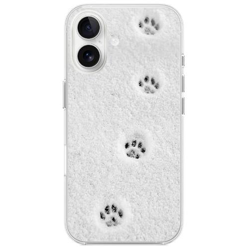 アジャンアジャン かわいい子犬 가나디 目 足跡 クリア MagSafeケース iPhone17 16 15 14