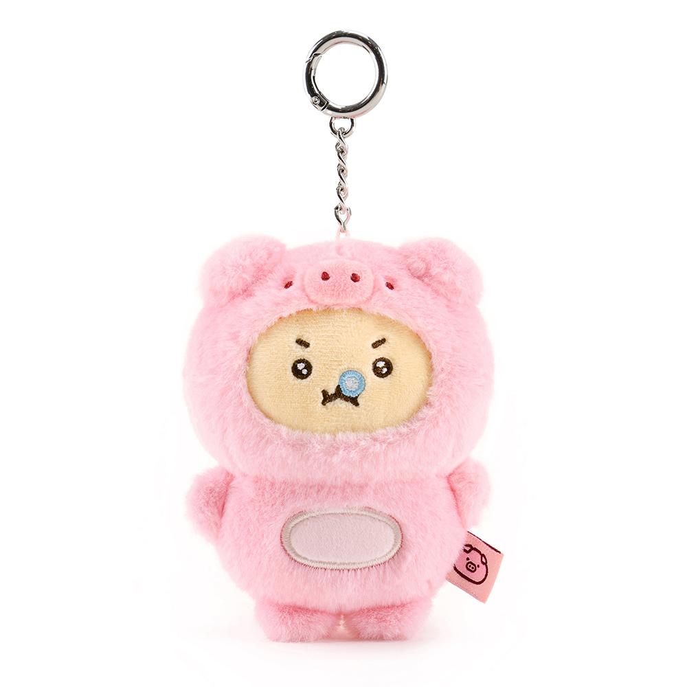 マンゴム キーリング 人形 豚