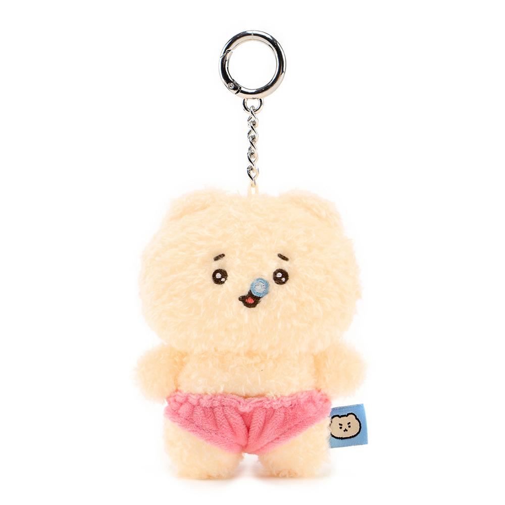 汚れた マンゴム キーリング 人形 泣き顔