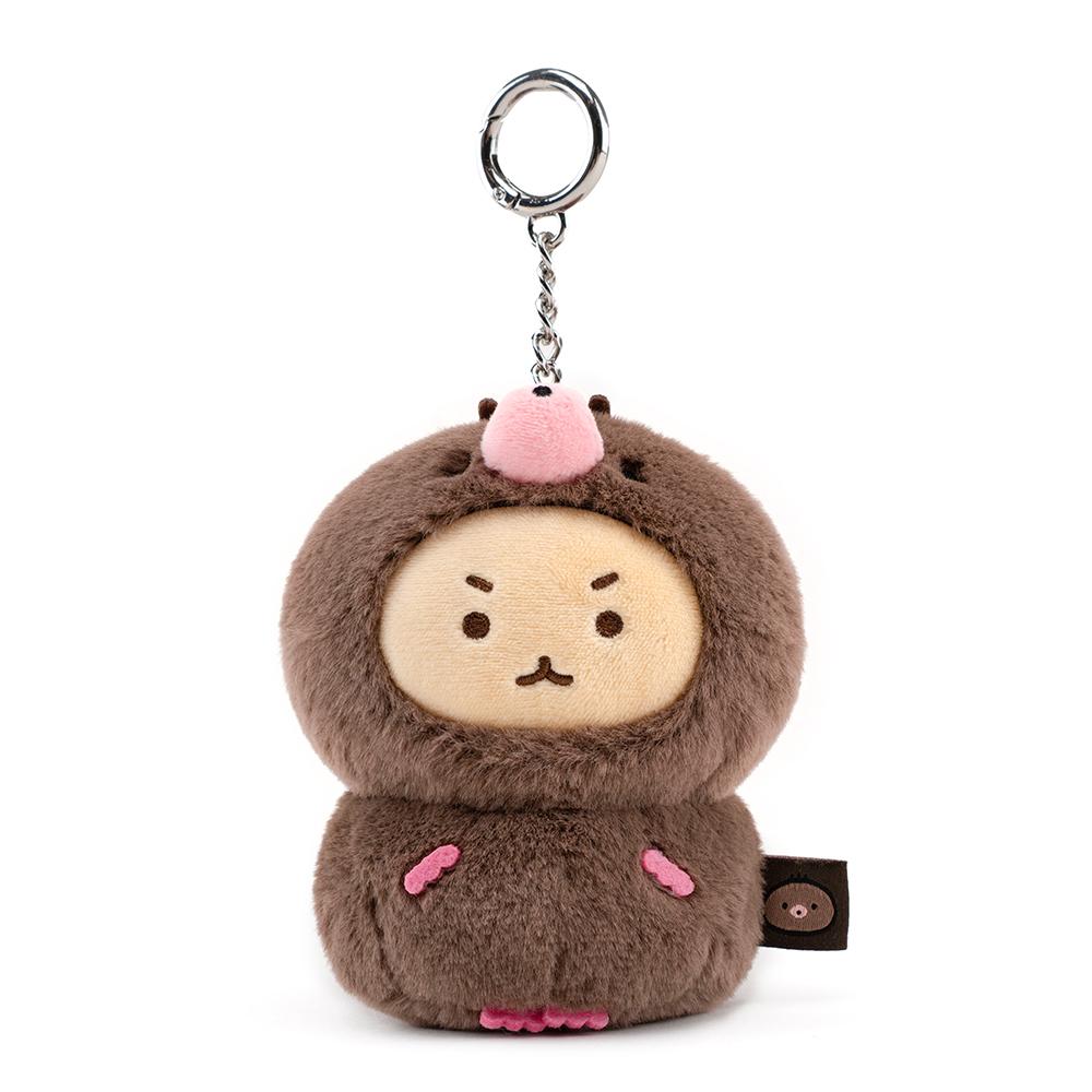 망그러진 곰 キーリング ぬいぐるみ モグラ