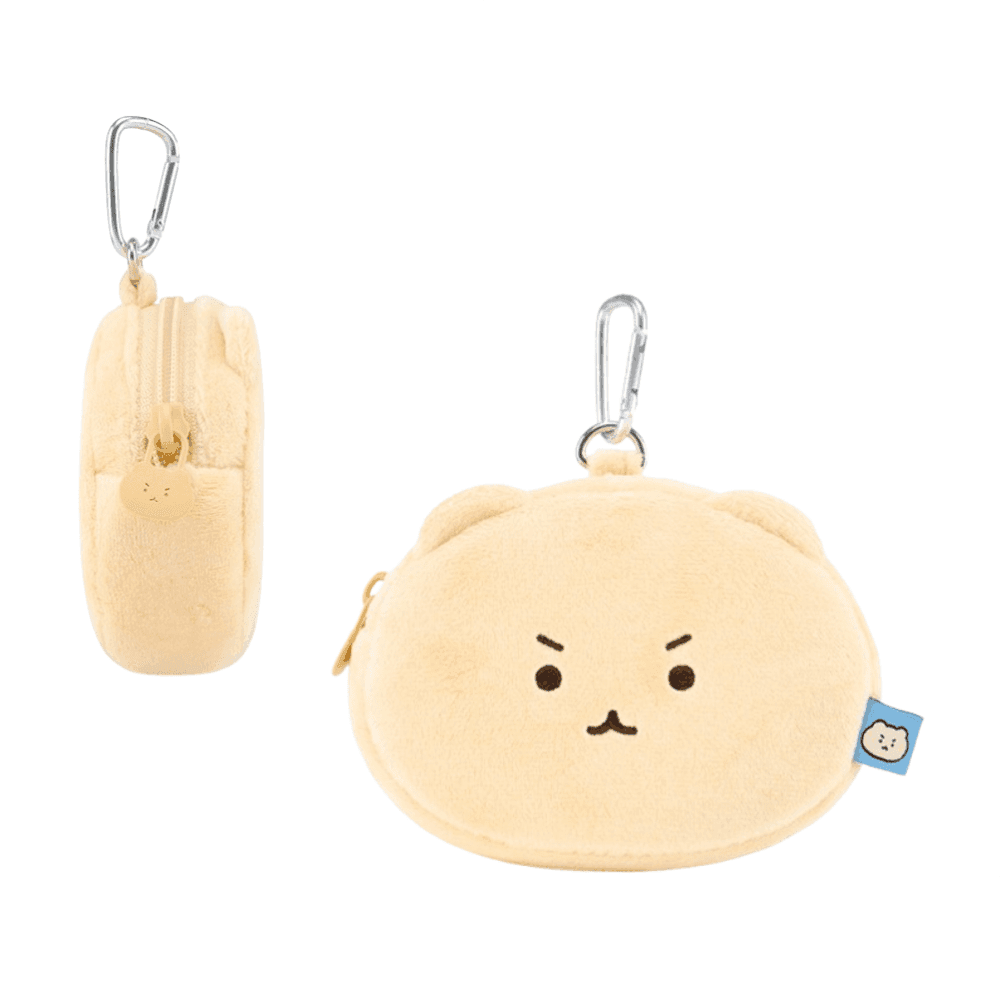 망그러진곰 グッズ マンゴムイ 顔 ミニポーチ キーリング