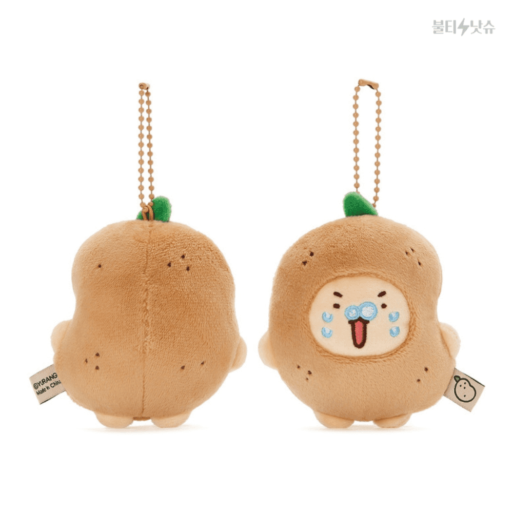 망그러진곰 ぬいぐるみ ポテト ブアン 울먹 マンゴムイ キーリング グッズ 7.5X10