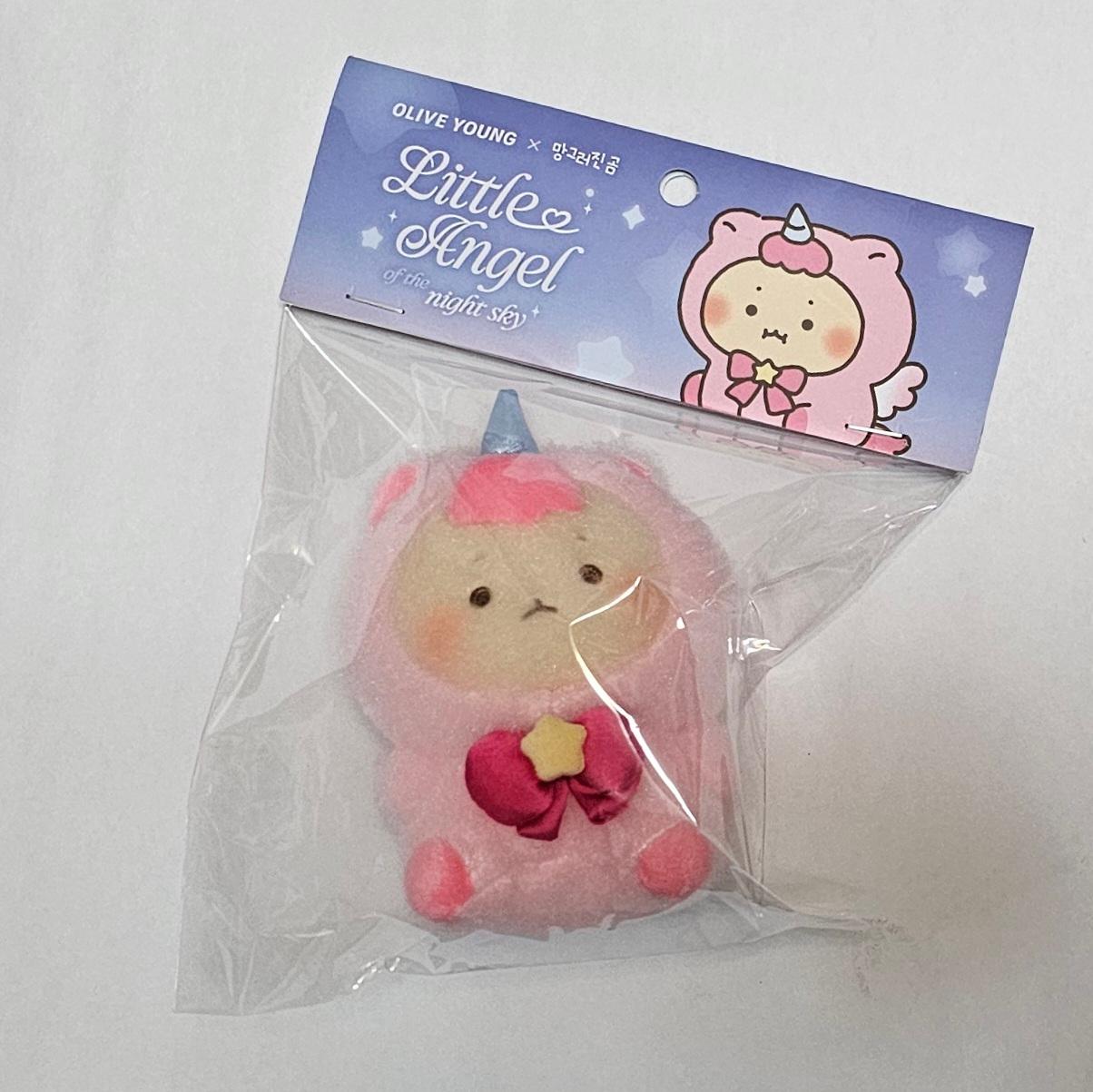 Olive Young マンゴム ぬいぐるみキーリング ユニコーン