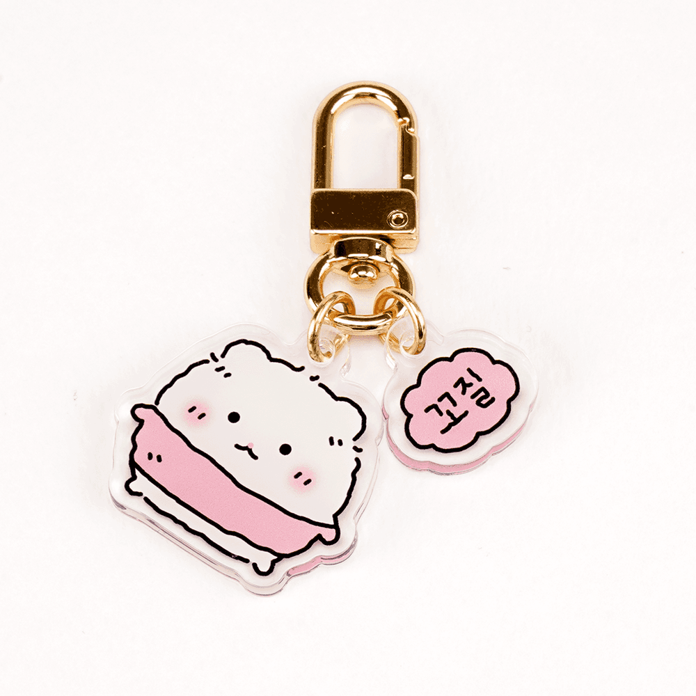 マンゴム アクリルキーリング 꼬질ハムター