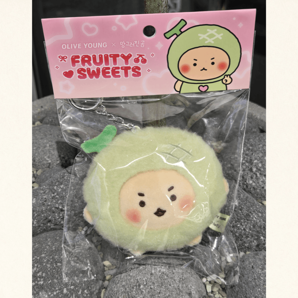 マンゴム ぬいぐるみキーリング メロン