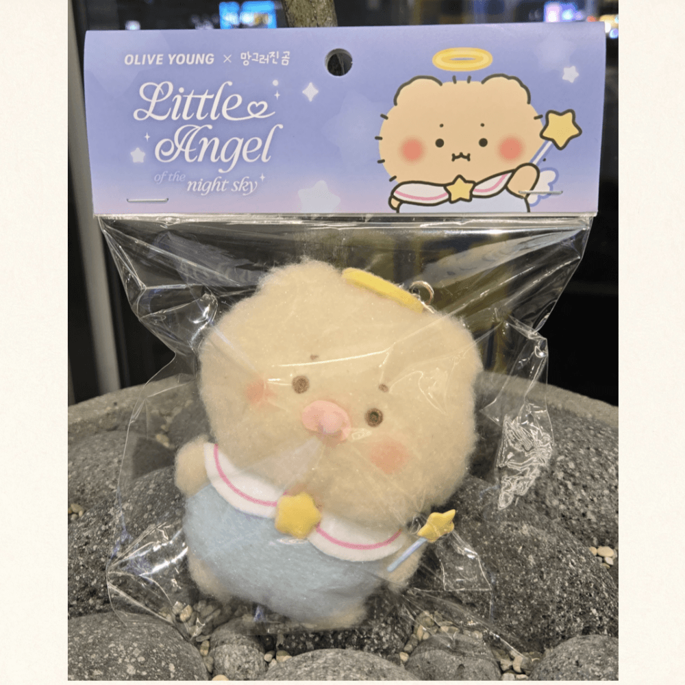 マンゴム ぬいぐるみキーリング ベビーエンジェル