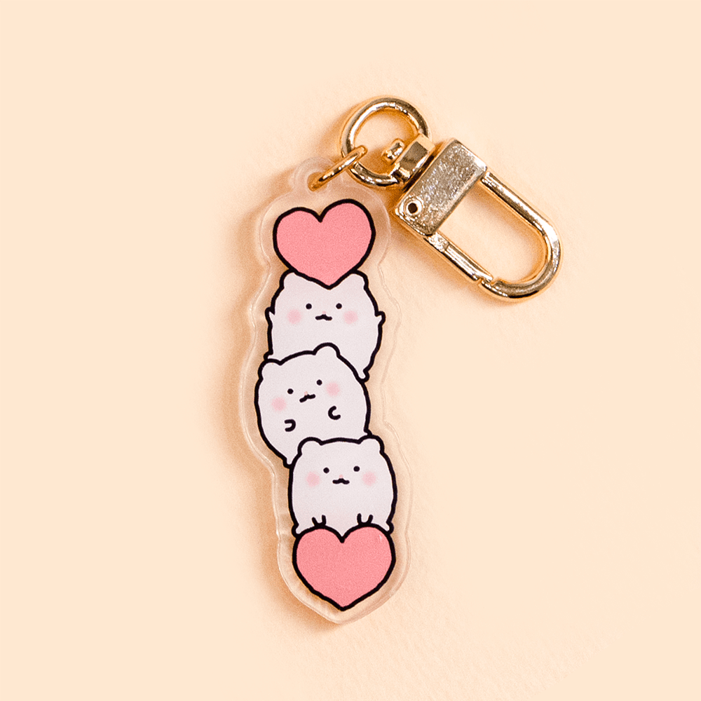 リニューアル Manggom Manggom Hamster アクリルキーリング ぶら下がりハムスター