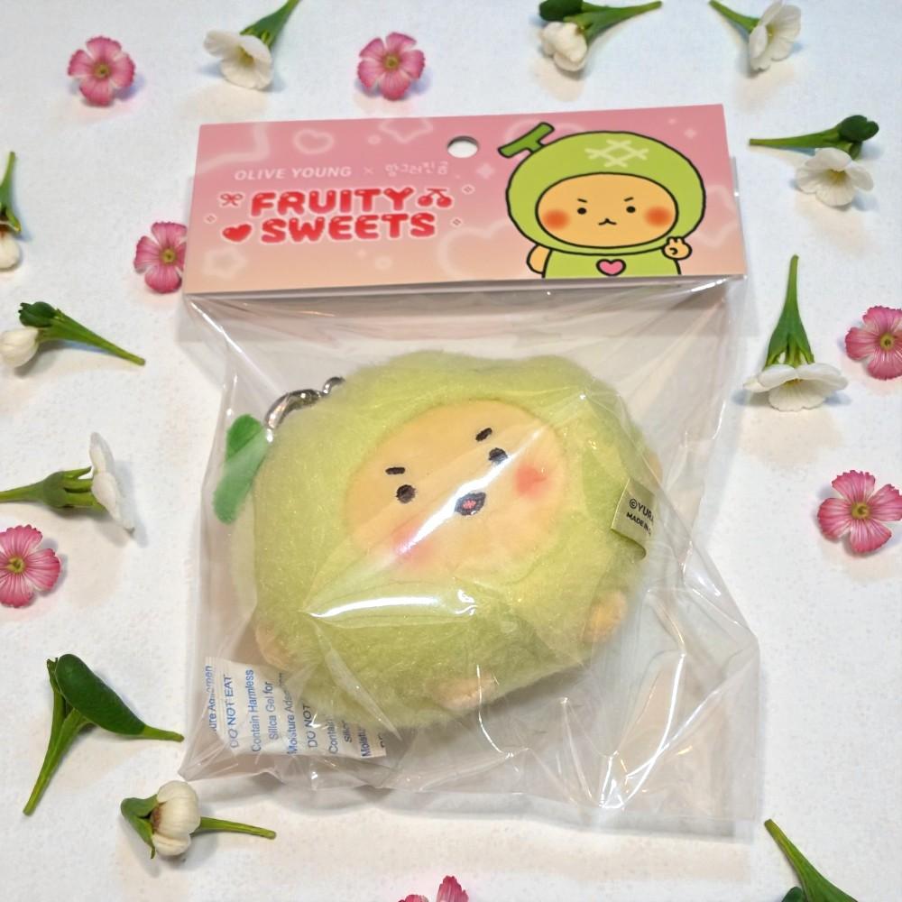 [メロンManggom] Manggom ぬいぐるみキーリング フルーティースイーツ Manggom キーリング ぬいぐるみ
