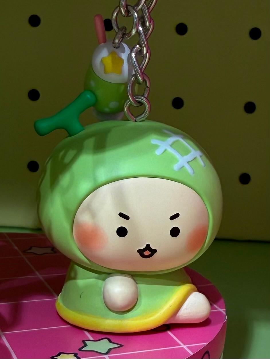 Melon 망곰 フィギュア キーリング コラボ Olive Young 망그러진곰