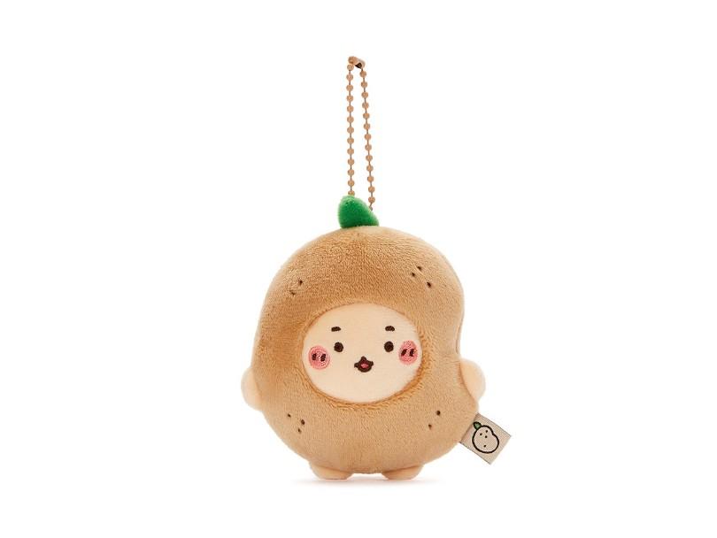 カカオフレンズ ポテトManggeureojingom キーリング ぬいぐるみ Balgeure バッグチャーム