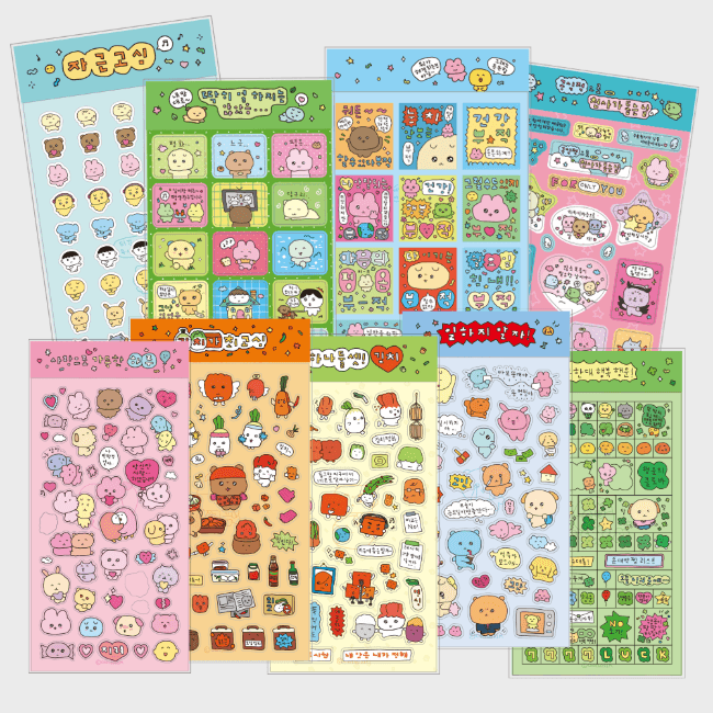 ステッカー 9種