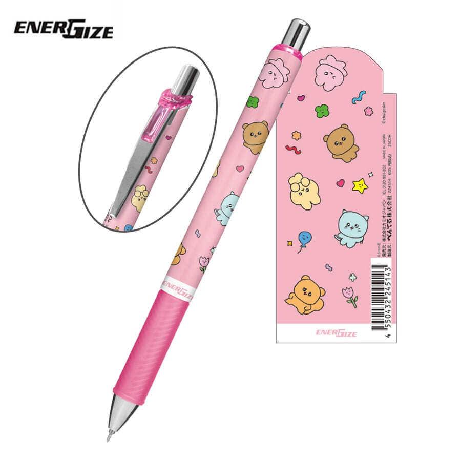 [シャープ] Pentel エナージェル キャラクターシャープ 0.5mm / 最高心（チェゴシム）ピンク