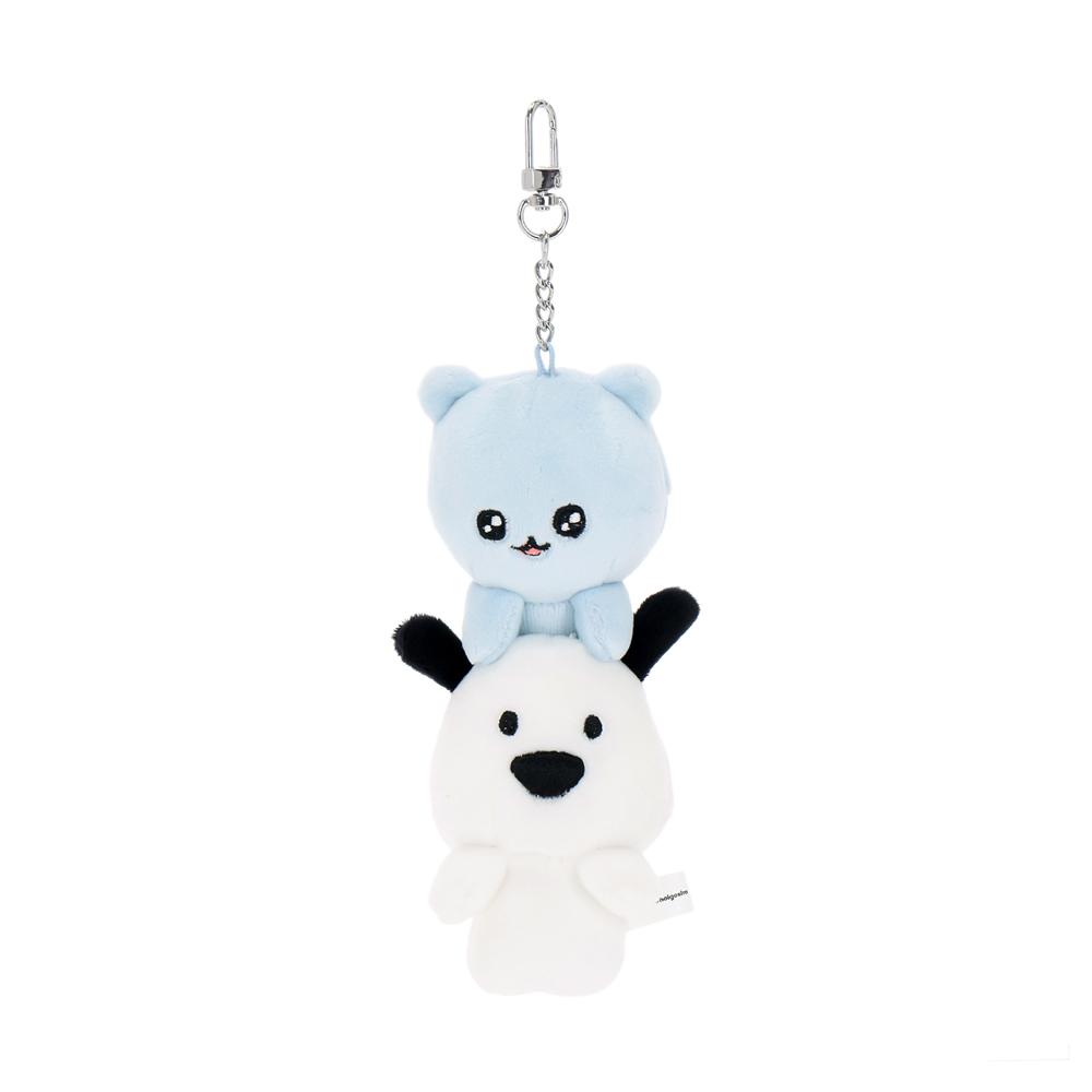 [흰디와최고 심] キーリング 흰디머리위고 심