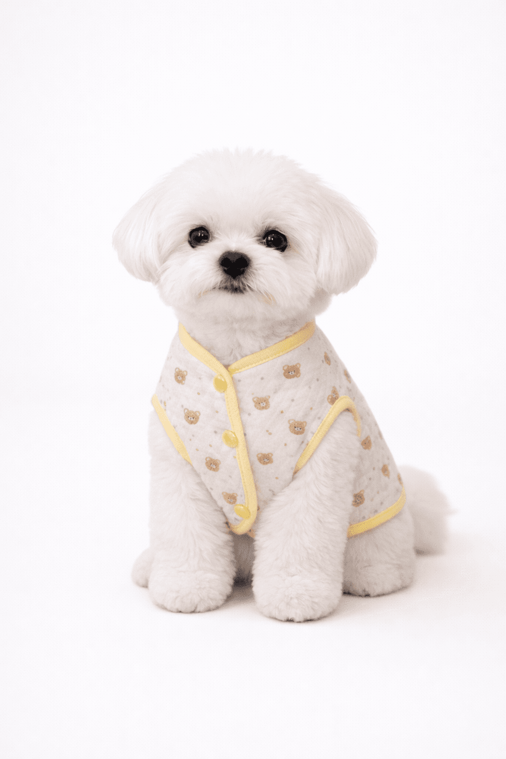 犬服 猫服 オーガニック CocoBear 室内用 キルティングベストS