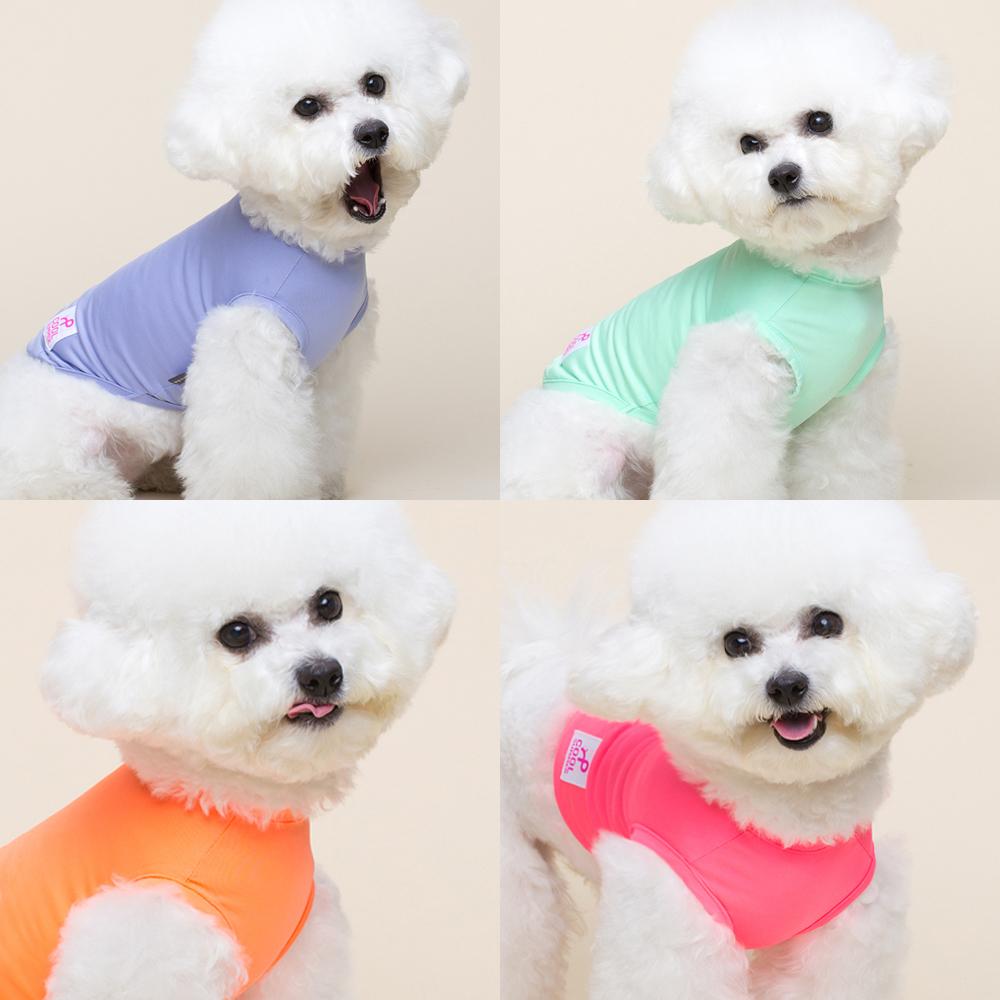 犬 クールTシャツ クールタンクトップ 服 ペットパパ アイス 夏 冷感 クールTシャツ S