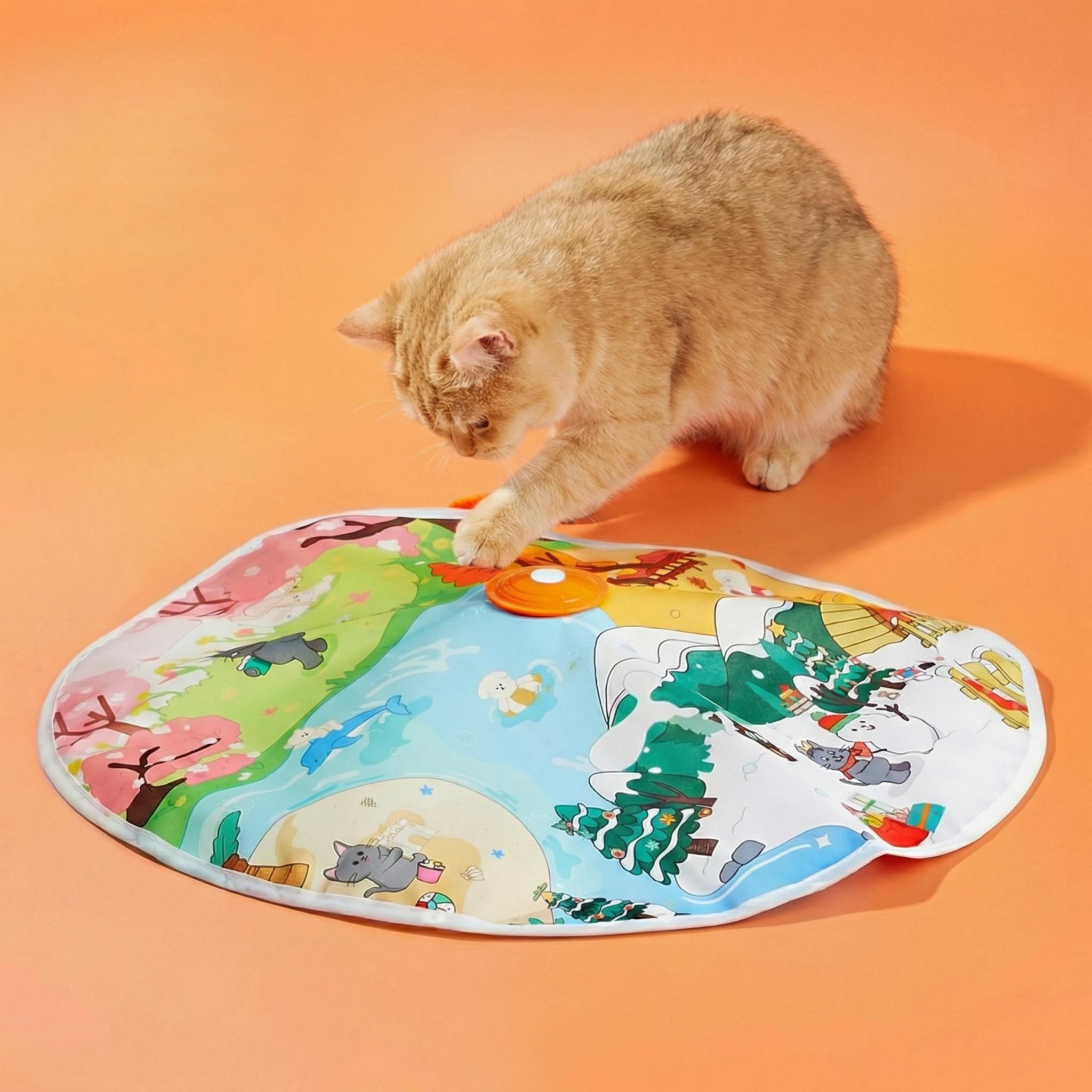 Lispet 猫用自動おもちゃ マルチ 尻尾キャッチ