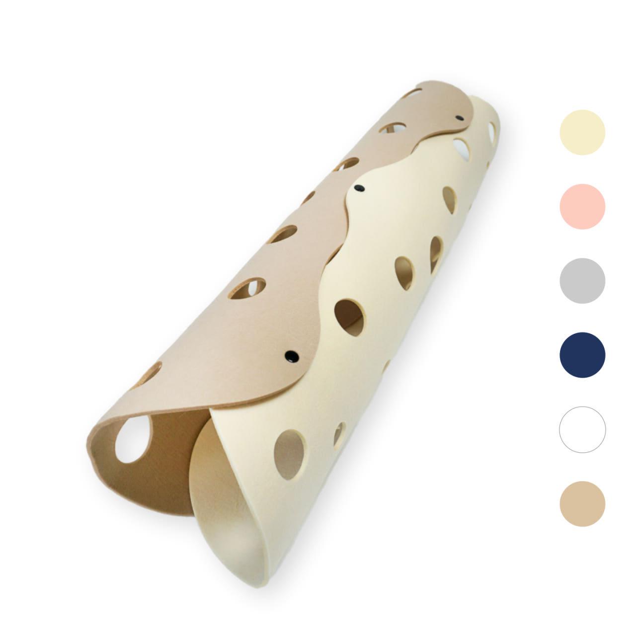 Catudio 猫用トンネル 隠れ家 フェルト 大型 チーズトンネル オリジナル クリーチーズ