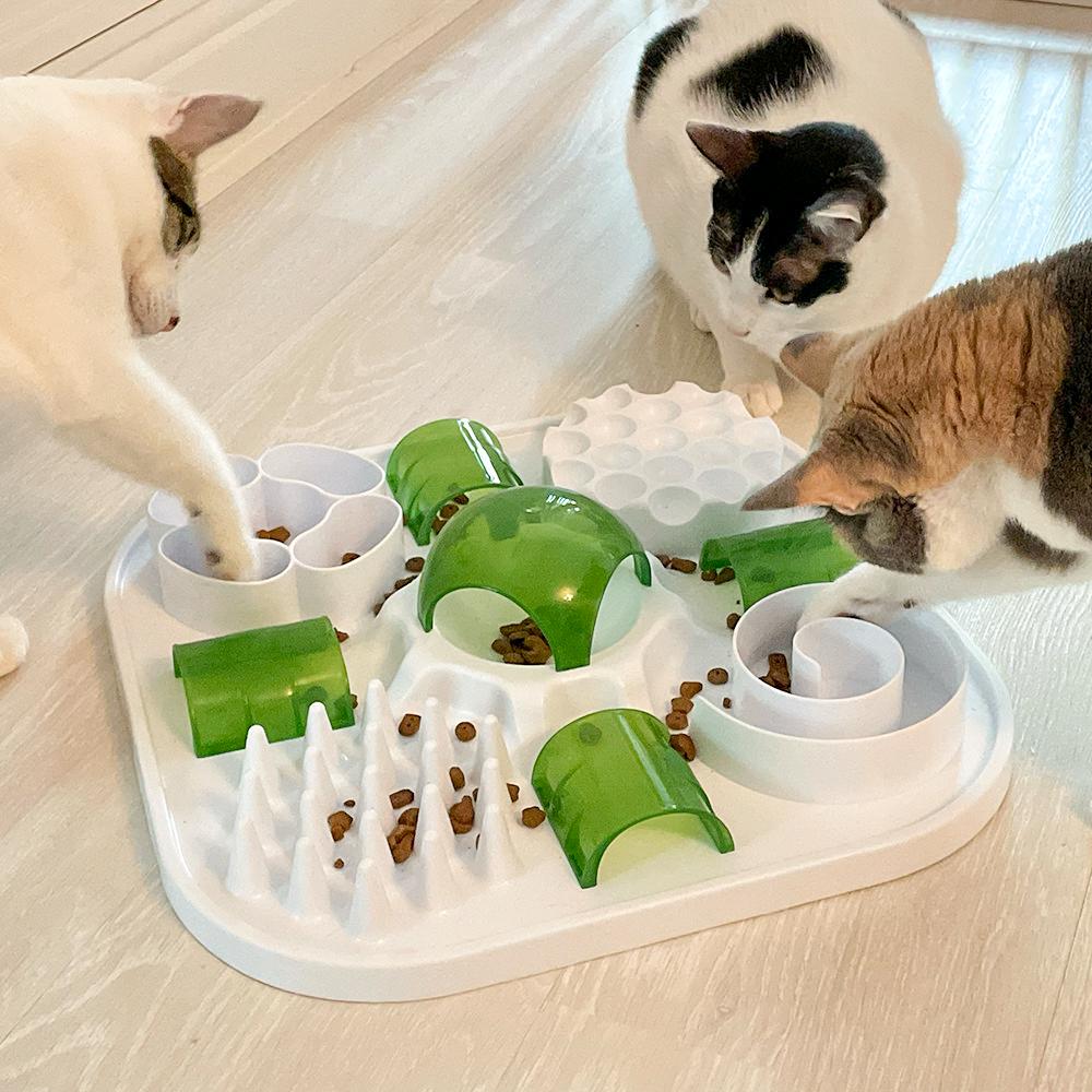 Hagen Catit Play Treat Puzzle 猫用フードパズル 行動誘発 Miyu Cats おやつおもちゃ