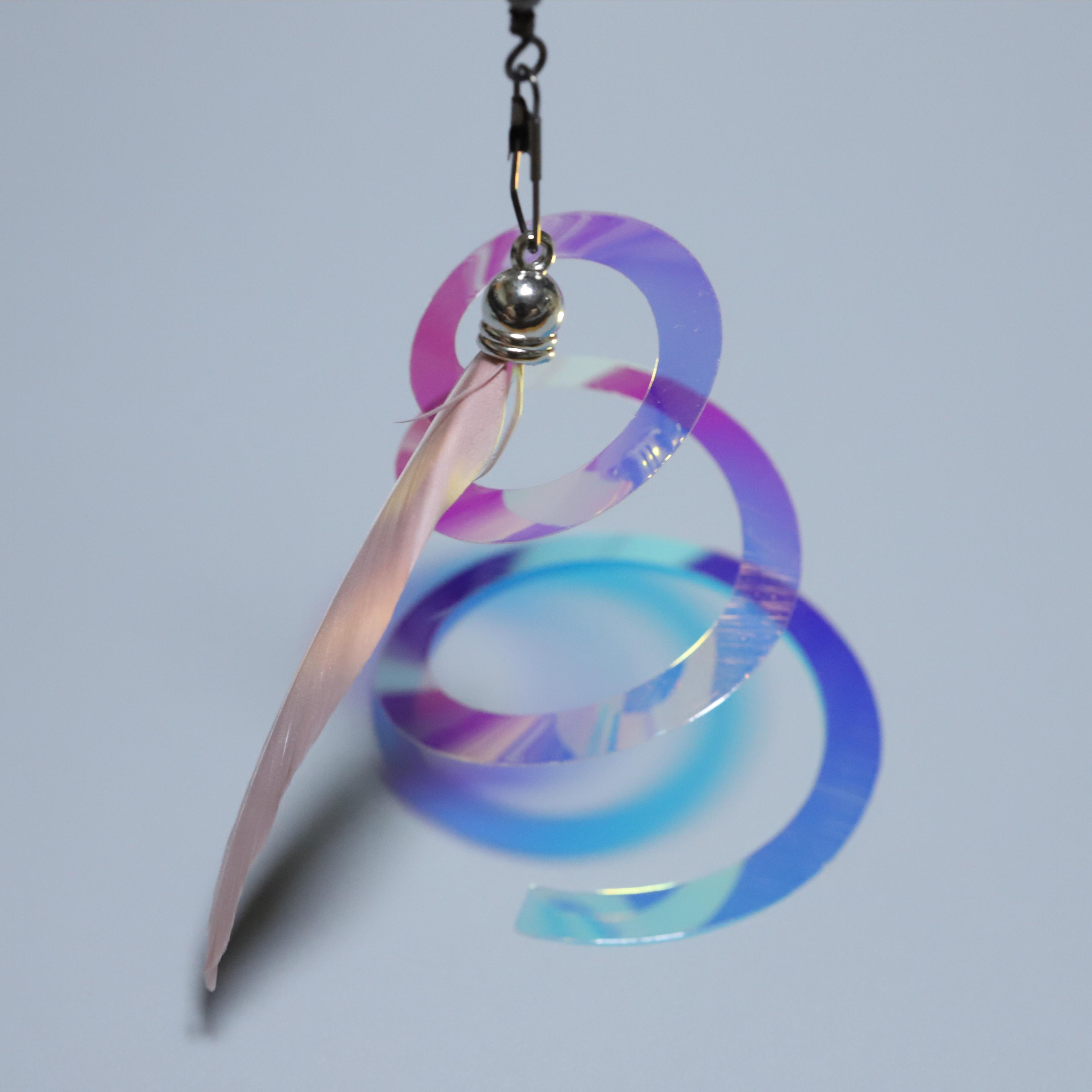 ABIBI’S GOMULSANG 手作り羽根 猫 釣り竿 交換用 狩猟用 ひらひらウィング