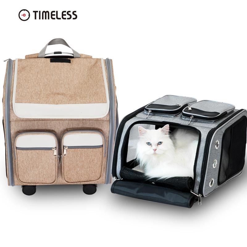 4in1 ツーポケット ウィール 犬 猫 キャリア 小型犬 同伴犬 ペット カーシート リファー商品