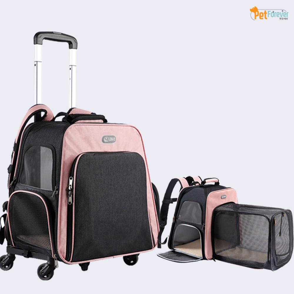 Pet Forever 犬用 拡張型キャリーバッグ 犬用バックパック 猫用キャリーバッグ 愛犬 キャリア