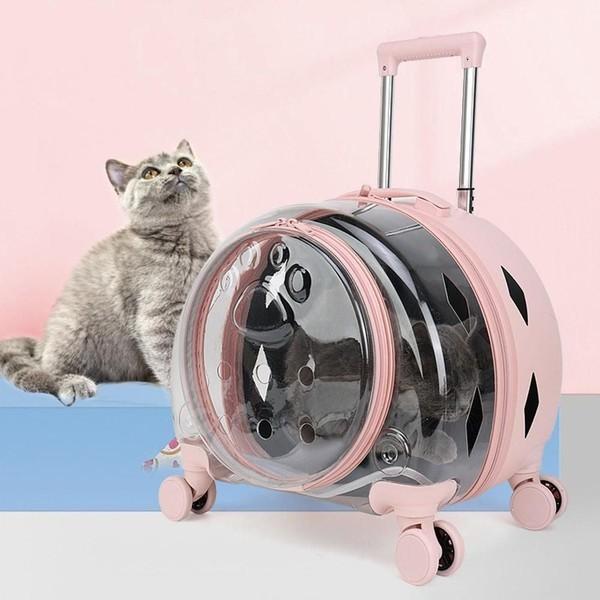 透明 ぺットキャリーバッグ ペット移動バッグ