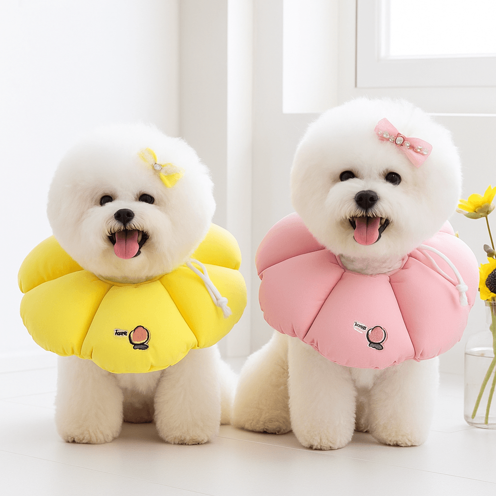 リッチドッグス(Richdogs) 子犬用 넥카라(ネッカー) 愛犬・猫用 術後服 傷舐め防止 S