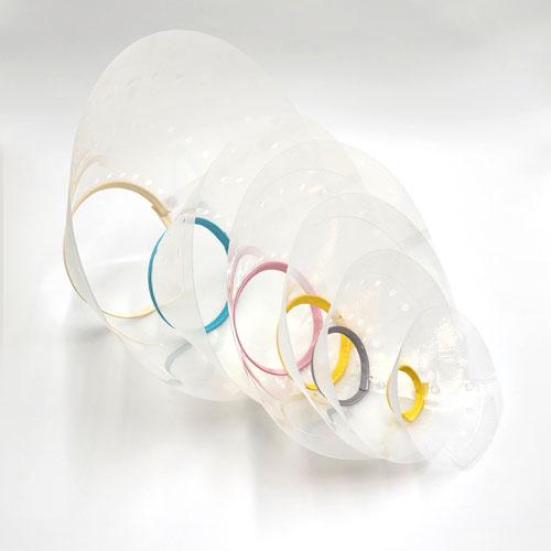 子犬用 ネックカラー 病院用 猫用 術後服 プラスチック製 長さ調節 H01(7.5cm)