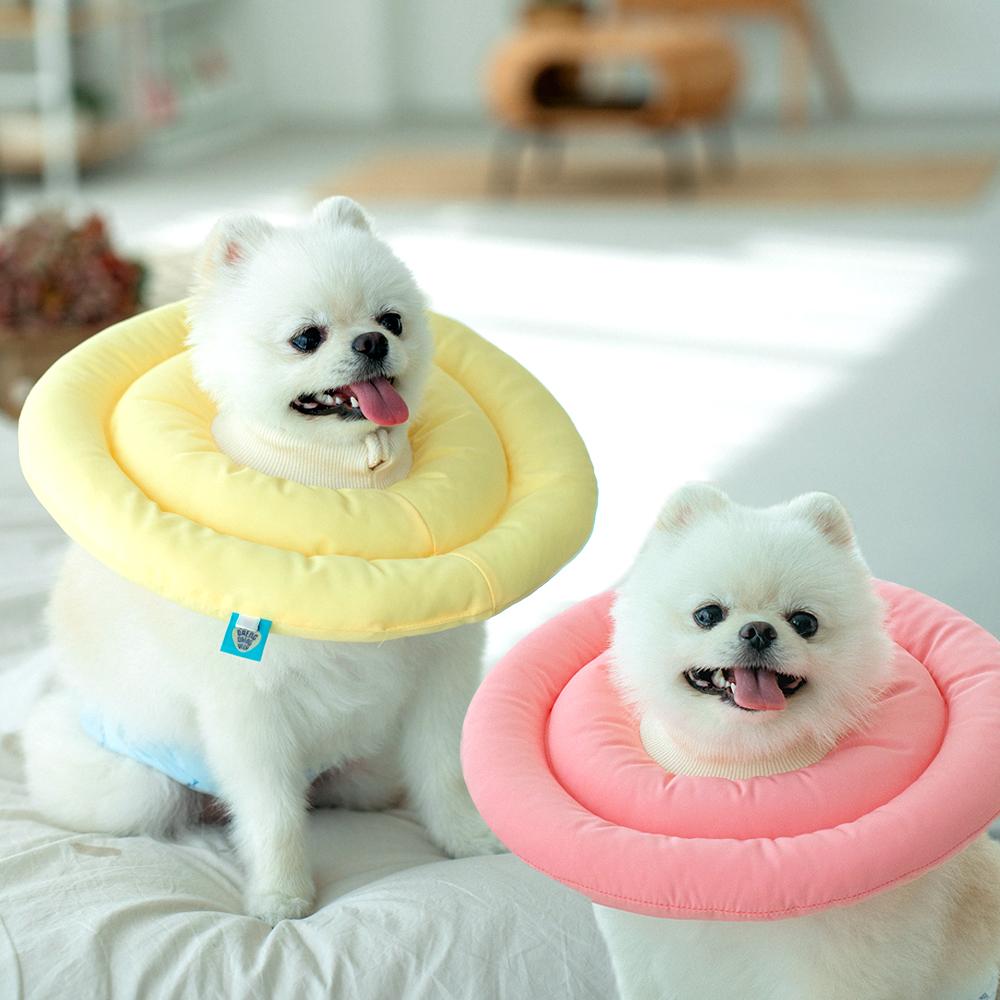 犬 介護カラー 首保護具 大型犬 ペット 猫 クッション 布 UFO 中和 介護カラー ポグニ M