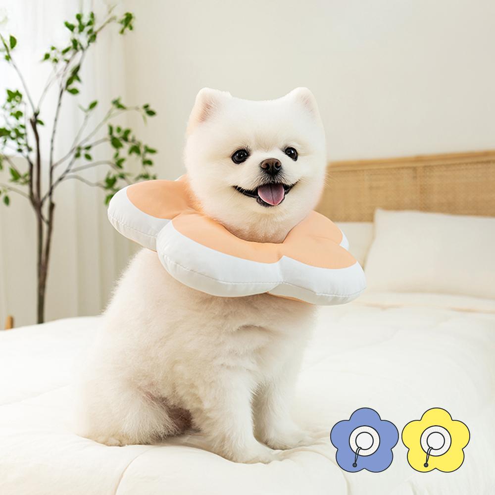 レト レト 犬 猫 エリザベスカラー フラワー 防水 超軽量 大型犬 小型犬