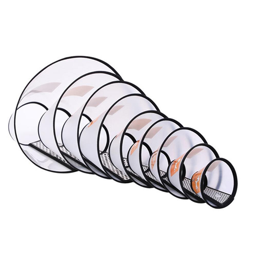 ペット用 マジックテープ 漏斗 プラスチック エリザベスカラー 3号