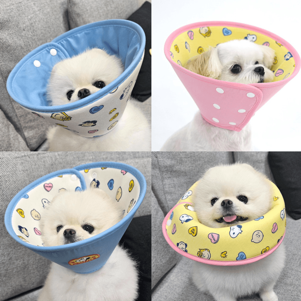 子犬用 漏斗型 猫 ペット用 パターンエリザベス 去勢用 ネッカーラ