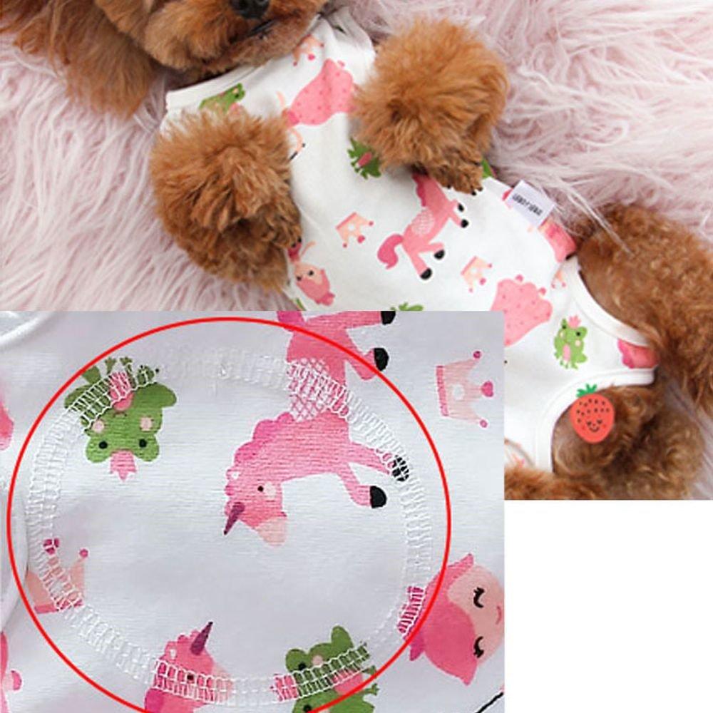 Kelly Mall 犬 猫用 介護カラー代替術後服 ピンクプリンセス