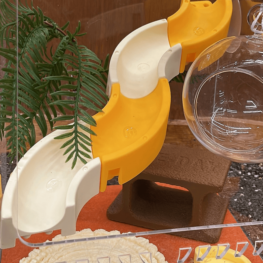 クレスティッドゲコ スライド バックアップ トカゲ シェルター クレス 爬虫類