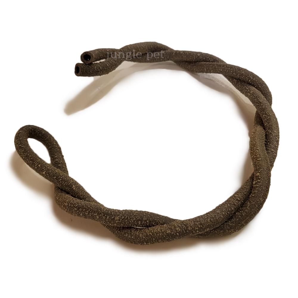 クレスティッドゲコ トカゲ ジャングルバイン 人工ツル ビバリウム 用品 シェルター バックアップ 1cm