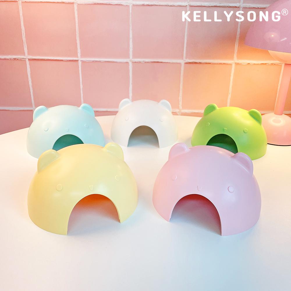 トカゲ 隠れ家 Lサイズ Calisong マルゴム隠れ家 マルチ ゴムドリ（クマ） クレステッドゲッコー ペルシャスオオトカゲ 脱皮ボード