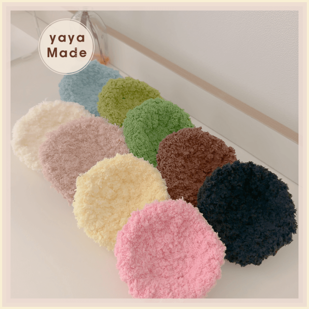 ふわふわ ニット隠れ家クッション クッション クレステッドゲッコー 爬虫類 クレステッドゲッコー 隠れ家 コースター トカゲ 四角 円形